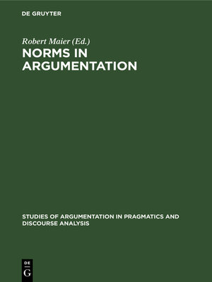 cover image of Norms in Argumentation